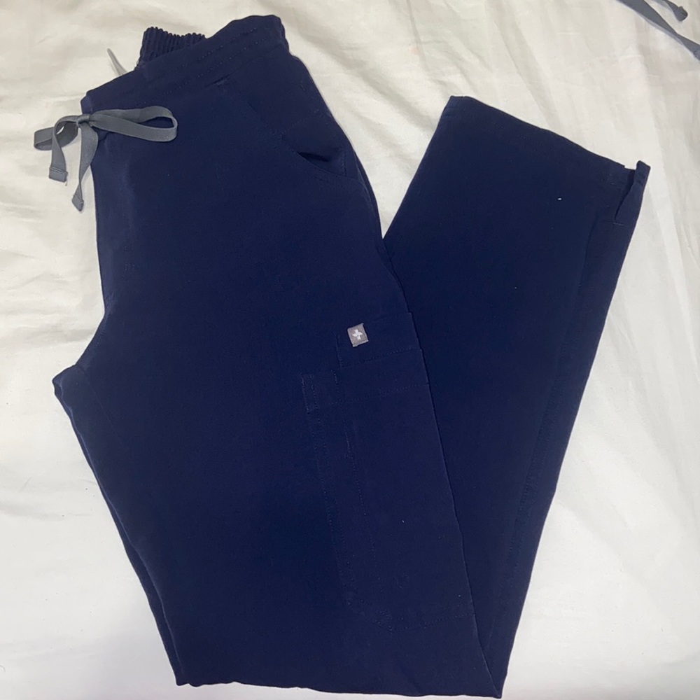 COPY - Figs yola scrub pants XXS NAVY